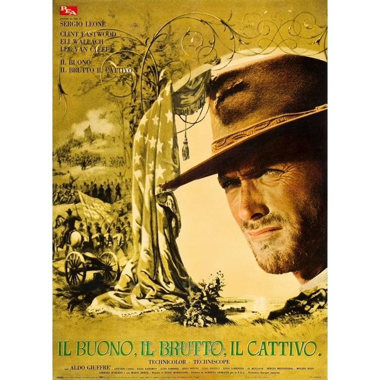 The Good The Bad And The Ugly Poster Italian