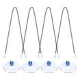thumbnail image 1 of Flynix 4 Pieces Stained Glass Window Hanging Chains Stainless Steel for Garden Wall, 1 of 9