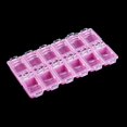 AUMIY 12 Grids Nail Art Accessories Storage Box Jewelry Organizer Dry