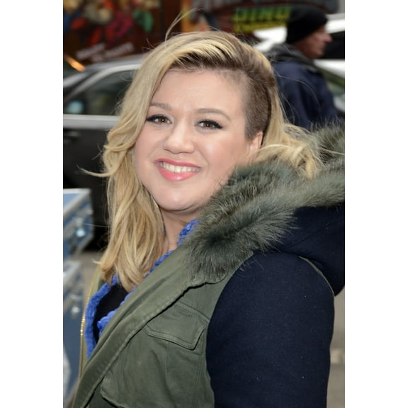 Kelly Clarkson At Gma Out And About For Celebrity Candids - Tue, , New York, Ny March 3, 2015. Photo By Derek StormEverett Collection Celebrity (16 x 20)