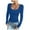 Blue, variant on Basic Tops for Woman Womens Long Sleeve Shirts Crew Neck Stretchy Fitted Ribbed Tops Basic Base Layer Soft Thermal Undershirts Tee Red,M