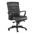 thumbnail image 1 of Eurotech Seating Manchester Mid Back Leather Chair, Black, 1 of 4
