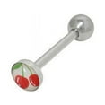 thumbnail image 1 of Cherry Logo Tongue Ring, 1 of 6