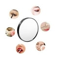 thumbnail image 6 of Magnifying Makeup Mirror - Portable Round Handheld Cosmetic Mirror with 12X Magnification, 2 Suction Cups, Wall Mount, Tweezing, Skin Care, Makeup Application, Travel Friendly, Wom Makeup Organizers, 6 of 7