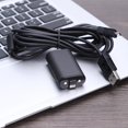 thumbnail image 4 of Cable De Conexión Batería De Respaldo 2 En 1 De 1400 Mah Con Cable De Carga Para El Controlador Xbox One, 4 of 9