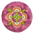 thumbnail image 3 of Ewer, Rebekah 12x12 Black Modern Framed Museum Art Print Titled - Maroon Mandala II, 3 of 5