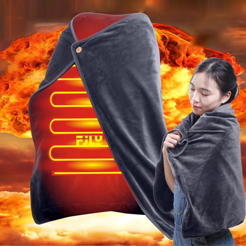 Xewsqmlo Electric Blanket Pain Relief Massage Heating Blanket for Shoulder  Neck Back Legs - Walmart.com