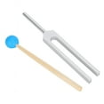 thumbnail image 2 of Juego de herramientas de terapia de sanación sonora con martillo de madera y diapasón de aleación de aluminio de 432 HZ, 2 of 15