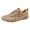 Brown, variant on Men's Trail Shoes for Hiking Walking Slip on Summer Sports Shoes Breathable Non Slip Outdoor Mesh Lightweight Casual Camping Driving Sneakers White Size 7