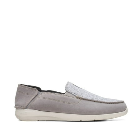 

CLARKS Male Adult Men 9.5 Wide 26168646 Grey Suede
