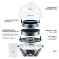thumbnail image 2 of Elite Gourmet Easy Egg Cooker, slate blue, 2 of 11