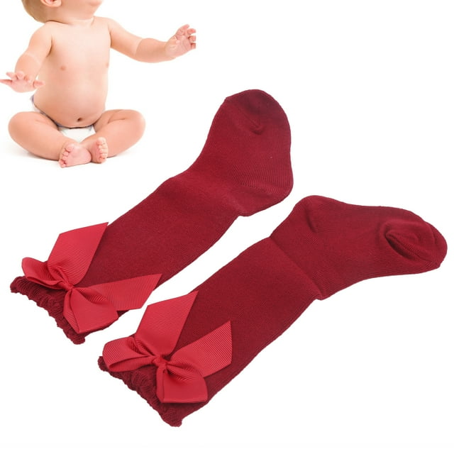 Bas Longs, Chaussettes Hautes pour Bébés Filles pour les Fêtes d'Anniversaire