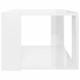 thumbnail image 2 of vidaXL Coffee Table High Gloss White 40x40x30 cm Engineered Wood, 2 of 3