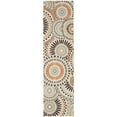 thumbnail image 6 of SAFAVIEH Veranda Petra Geometric Indoor/Outdoor Area Rug, Cream/Chocolate, 3' x 3' Round, 6 of 10