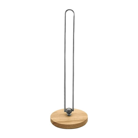 Moobody Vertical Paper Towel Holder With Wood Skid Base Free Standing