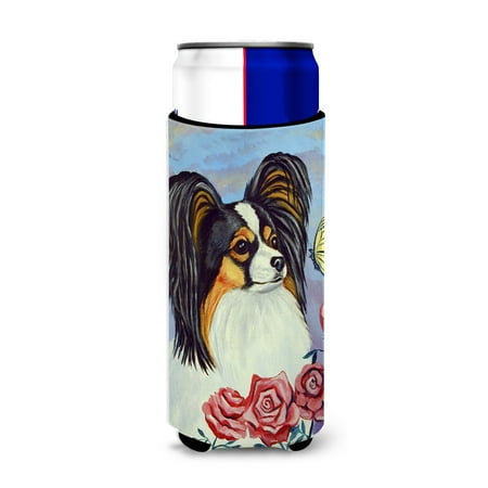 

Caroline s Treasures 7036MUK Papillon Yellow Butterfly Ultra Hugger for slim cans Slim Can multicolor
