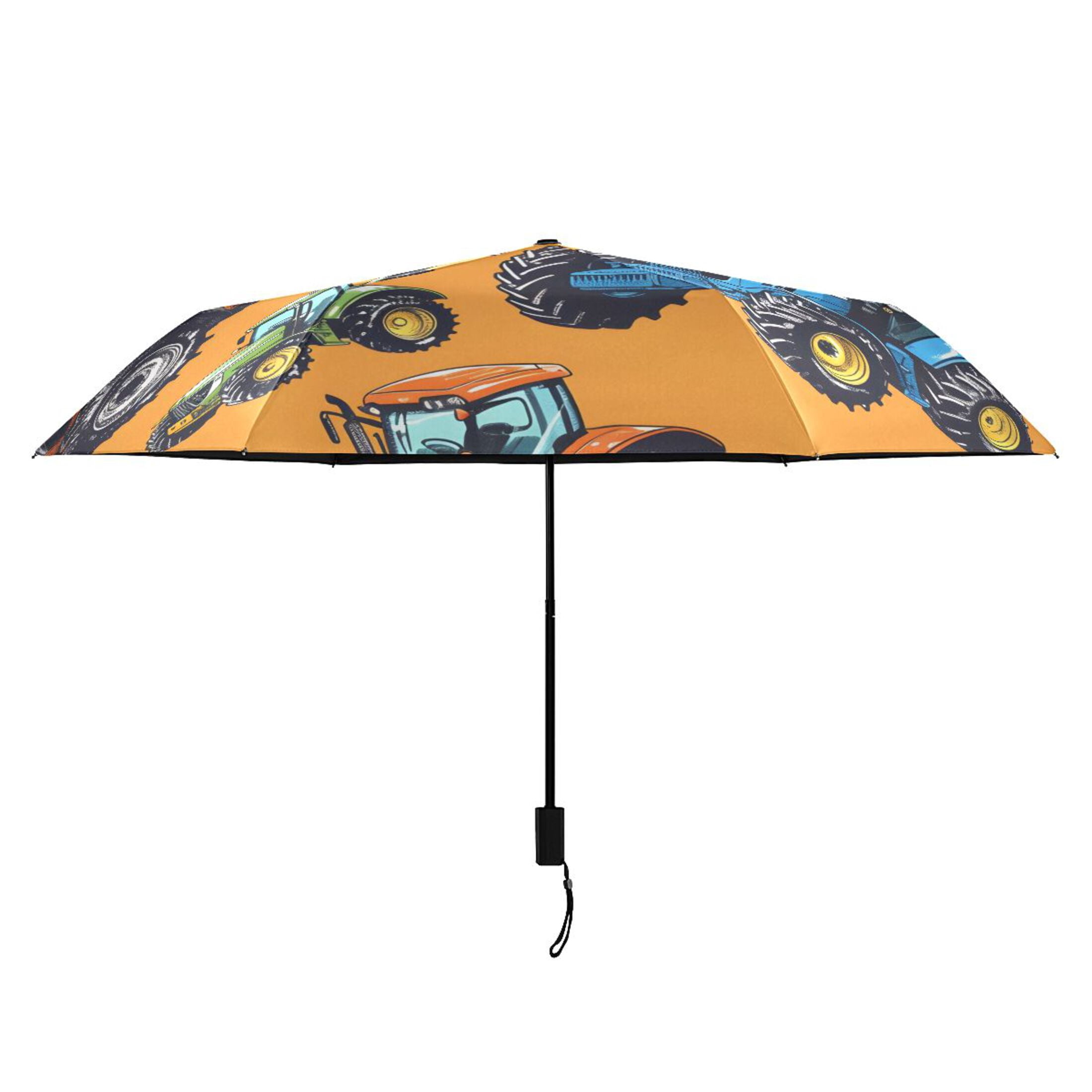 ALAZA Off-road Vehicles Cars UPF 50+ Compact Folding Umbrella for Rain Travel Umbrella Packable