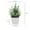 F, variant on 1Pack Mini Artificial Plastic Potted Fake Plants for Home Decor, Indoor Small Faux Topiaries for Room, Office Desk, Bathroom Greenery Decoration, Perfect for Home Decorative Gift