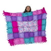 Melissa & Doug Created by Me! Flower Fleece Quilt No-Sew Craft Kit (48 squares, 4 feet x 5 feet)