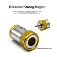 thumbnail image 6 of 3-Pack Screwdriver Head Magnetic Rings, 1/4 Inch Universal Screw Magnetizer Set , 0.95in Metal Magnetic Screw Holders for Hex Screwdriver & Power Bits, Tool for Automotive (Multicolor), 6 of 7