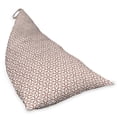 thumbnail image 2 of Floral Lounger Chair Bag, Abstract Flowers in Ornamental Style and Monochrome Design on a Plain Background, High Capacity Storage with Handle Container, Lounger Size, Umber, by Ambesonne, 2 of 5