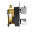 thumbnail image 4 of ALFI brand AB2601-PC Polished Chrome Square Knob 1 Way Thermostatic Shower Mixer, 4 of 7