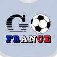 thumbnail image 4 of Inktastic Go, France Soccer, Football Boys or Girls Baby Bib, 4 of 4