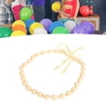 thumbnail image 1 of Collar Leis Cinta Lazo Resina Nuez Símbolo Buena Suerte Kukui, 1 of 7