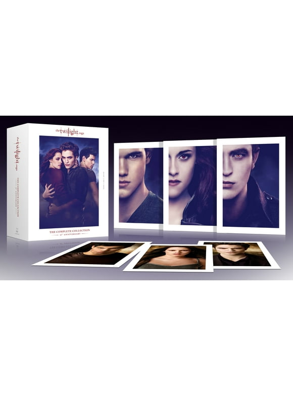 Twilight Saga 5 Movie Collection 15th Anniversary (Blu-ray + DVD)