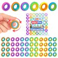 thumbnail image 1 of Anillos giratorios KLT de Fidget Toys para niños, paquete de 50 regalos de fiesta, 1 of 7
