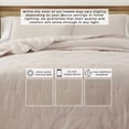 thumbnail image 6 of Solid Quilt Set - Lightweight, Soft, All-Season - 3-Piece Reversible Dot Stitched Bedding Set (King / California King, Bone), 6 of 6