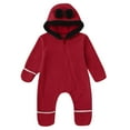thumbnail image 5 of Baby Fluffy Hooded Jumpsuit Romper Cute Baby Clothes Winter Baby Girl Clothes for Little Girl 3-6 Months, 5 of 7