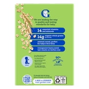 Gerber Organic Baby Cereal, Oatmeal for Babies, Infant Cereal, Organic Baby Food, Stage 1 8 oz