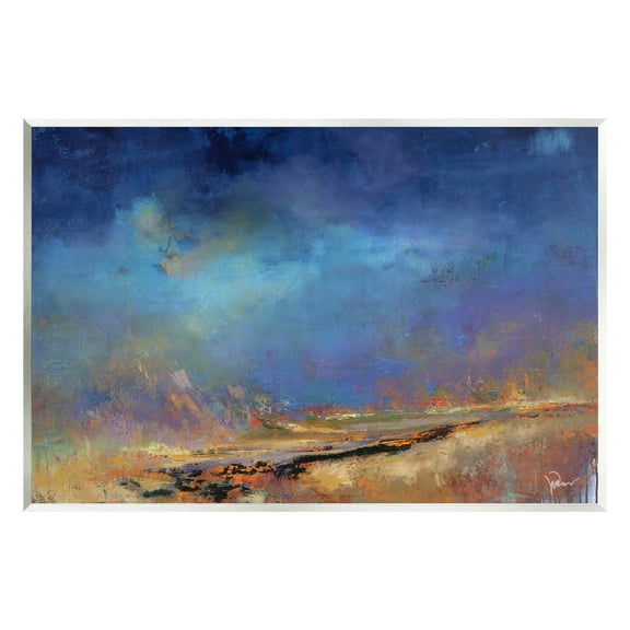 Stupell Lost Land Abstract Landscape Abstract Painting Wall Plaque Unframed Art Print Wall Art