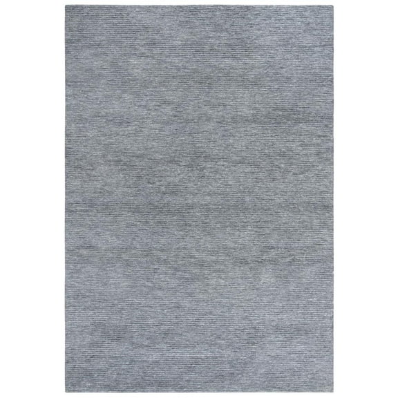 Alora Decor Luna 8'6"x11'6" Solid/Tone on Tone Gray/Gray Hand-Tufted Area Rug