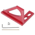 thumbnail image 2 of Layout Miter Gauge, Aluminium Alloy Saddle Angle Gauge Easy Operation  for Scribing, 2 of 7
