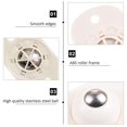thumbnail image 4 of 16 x ruedas de transferencia autoadhesivas con rotación de 360°, blancas, 4 of 5