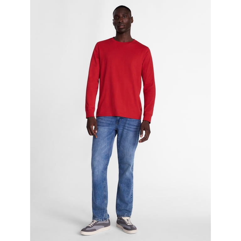 George Men's Cotton Crewneck Long-Sleeve Tee photo 2