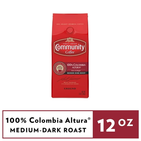 Community® Coffee 100% Colombia Altura® Medium-Dark Roast Ground Coffee 12 oz.