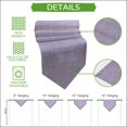 thumbnail image 5 of Purple Table Runner Linen Burlap Table Runner 70 Inches Long Rustic Farmhouse Solid Color Dresser Scarves for Kitchen Island Coffee Dining Room Party Wedding Banquet Holiday Decoration 13"x70", 5 of 8