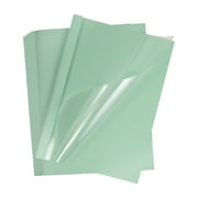 Uxcell 0.4" Thermal Binding Cover, 20Pcs PE Presentation Paper File Protector Folder with Hot Melt Glue, Light Blue