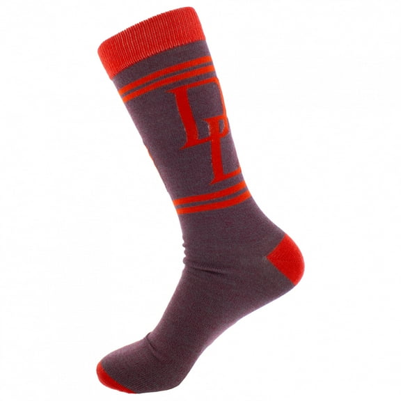 Marvel Daredevil Double D Symbol Crew Socks