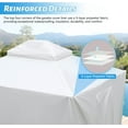 thumbnail image 3 of White 10'X12' Universal Gazebo Cover with Sidewalls, All-Weather Waterproof Enclosure, Mesh Windows & Zippered Door, 3 of 9