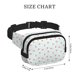 thumbnail image 4 of Fotbe Strawberry Cangurera Cuadrada con Estampado de Doble Capa, Bolsa de Cintura Ajustable Mini para Hombres y Mujeres, 4 of 9