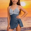 thumbnail image 5 of Piuwrlz Kids Girls Swimsuits 9 Years Girl Swimwear Beach Swimming Suit Blue Size 9 Years, 5 of 9