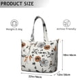 thumbnail image 5 of Flower Women's Large Weekend Travel Bag Moving Canvas Handbag Thick Double Layer Beach Weekend Travel Unisex Hospital Maternity Delivery with Toiletry Waterproof, 5 of 5