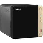 QNAP Turbo NAS TS-464-8G SAN/NAS Storage System - 1 Celeron N5095 Quad-core (4 Core) - 4 x HDD Supported - 0 x HDD Installed - 4 x SSD Supported - 0 x SSD Installed - 8 GB RAM DDR4 SDRAM - Serial A...