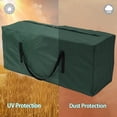 thumbnail image 3 of Threns Garden Furniture Cushion Storage Bag Sun Protection Tear-Resistant 210D Oxford Cloth Furniture Bag 46 x 18 x 20inch Christmas Tree Storage Bag for Outdoor Patio, 3 of 7