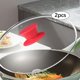 thumbnail image 1 of 2 piezas de perillas de repuesto de silicona para tapa , manijas de sujeción de tapa de sartén, resistentes, universales para ollas de cocción Rojo, 1 of 8