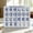 Blue, variant on Rongyun Practice American Mahjong Tiles, Solo Mahjong Board for party, Practice Strategies Anytime